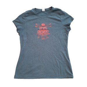 Bobs Brewery Vitruvian Man Graphic Tee Craft Beer